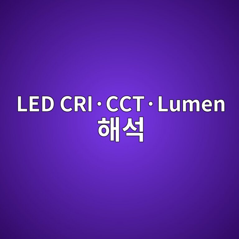 LED CRI·CCT·Lumen 해석 1 led cric2b7cctc2b7lumen ed95b4ec849d 1787131467